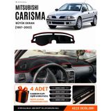 E-BİZ Mıtsubıshı Carısma Büyük Ekran (1997-2003) Uyumlu Torpido Örtüsü - Siyah-Kırmızı - MI004 - MITSUBISHI CARISMA BÜYÜK EKRAN (1997-2003) - Siyah - Kırmızı