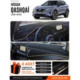 E-BİZ Nissan Qashqaı (2021-2024) Uyumlu Torpido Koruma, Torpido Örtüsü, Torpido Kılıfı - Siyah-Bej - NI021 - NİSSAN QASHQAI (2021-2024) - Siyah - Bej