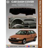 E-BİZ Opel Astra F (1991-1998) Torpido Örtüsü Ön Göğüs Koruma Torpido Koruma Tam Uyum Kaymaz Özel Kesim - Kahverengi