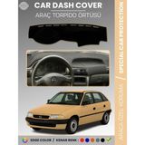 E-BİZ Opel Astra F (1991-1998) Torpido Örtüsü Ön Göğüs Koruma Torpido Koruma Tam Uyum Kaymaz Özel Kesim - Siyah - Bej