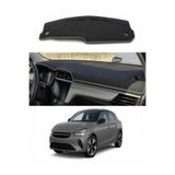 e-biz Opel Corsa F (2019+) Uyumlu Torpido Koruma Örtüsü Oto Kılıfı Siyah - Gri