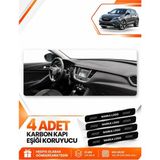E-BİZ Opel Grandland x (2017-2020) Uyumlu Ön Torpido Koruma Kılıfı Halısı Örtüsü - Siyah-Mavi - OP024 - Siyah - Mavi