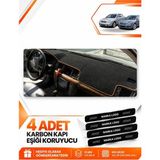 E-BİZ Opel Vectra C (2002-2008) Uyumlu Ön Torpido Koruma Kılıfı Halısı Örtüsü - Siyah-Kahverengi - OP016 - Siyah - Kahverengi