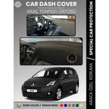 E-BİZ Peugeot 5008 (2011-2014) Torpido Örtüsü Panel Koruma Torpido Koruma Tam Uyum Kaymaz Özel Kesim - Siyah