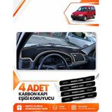 E-BİZ Peugeot Partner (1996-2002) Uyumlu Ön Örtüsü Torpido Koruma Kılıfı Halısı - Siyah-Bej - PE023 - Siyah - Bej