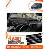 E-BİZ Peugeot Partner Kapaklı (2010-2014) Uyumlu Örtüsü Torpido Koruma Kılıfı - Siyah-Bej - EBZ-TRP-0391 - PEUGEOT PARTNER KAPAKLI (2010-2014) - Siyah - Bej