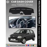 E-BİZ Renault Clıo 2 Aırbaglı (2001-2012) Torpido Örtüsü Ön Göğüs Koruma Torpido Koruma Araca Özel - Siyah
