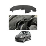 e-biz Renault Clio 2 Ekranli Cukurlu (1998-2012) Uyumlu Torpido Koruma Örtüsü Oto Kılıfı Siyah - Gri