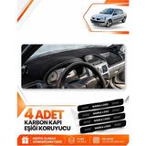 E-BİZ Renault Clio Symbol Alize (2002-2008) Uyumlu Torpido Koruma Kılıfı Halısı Örtü - Siyah - RE013 - RENAULT CLİO SYMBOL ALİZE (2002-2008)
