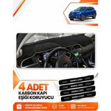 E-BİZ Renault Kadjar (2015-2022) Uyumlu Ön Örtüsü Torpido Koruma Kılıfı Halısı - Siyah-Bej - RE024 - Siyah - Bej