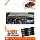E-BİZ Renault Laguna 1 Aırbagsız (2000-2007) Uyumlu Torpido Koruma Kılıfı Halısı Örtü - Siyah - RE031 - RENAULT LAGUNA 1 AIRBAGSIZ (2000-2007)