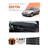 e-biz RENAULT MEGANE 1 (1995-2003) Uyumlu Torpido Koruma Örtüsü Oto Kılıfı - Siyah - RE038