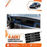 E-BİZ Renault Symbol Airbagsiz (2008-2011) Uyumlu Ön Torpido Koruma Kılıfı Örtüsü - Siyah-Mavi - RE029 - RENAULT SYMBOL AİRBAGSİZ (2008-2011) - Siyah - Mavi