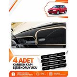 E-BİZ Skoda Felıcıa (1994-2001) Uyumlu Ön Örtüsü Torpido Koruma Koruyucu Kılıfı Halısı - Siyah-Bej - SK006 - SKODA FELICIA (1994-2001) - Siyah - Bej