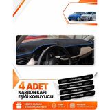 E-BİZ Skoda Scala (2020-2026) Uyumlu Ön Torpido Koruma Kılıfı Halısı Koruyucu Örtüsü - Siyah-Mavi - SK005 - Siyah - Mavi