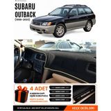 E-BİZ Subaru Outback (1998-2003) Uyumlu Torpido Koruma, Torpido Örtüsü, Torpido Kılıfı - Siyah-Bej - SU006 - Siyah - Bej