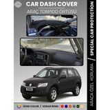 E-BİZ Suzuki Grand Vitara (2004-2006) Torpido Örtüsü Ön Göğüs Halı Torpido Koruma Tam Uyum Kaymaz - Siyah