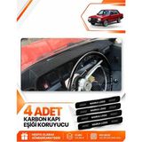 E-BİZ Tofaş Murat 131 (1977-1988) Uyumlu Torpido Koruma Koruyucu Kılıfı Halısı Örtü Göğüs - Siyah - TF005
