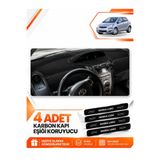 e-biz TOYOTA YARİS (2005-2013) Uyumlu Torpido Koruma Koruyucu Kılıfı Halısı Örtü Göğüs - Siyah - TO025