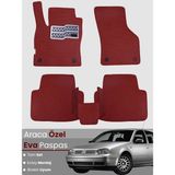 E-BİZ Volkswagen Golf 4 (1997-2004) Uyumlu Eva Paspas Tam Set–oto Paspas,araca Özel,su Geçirmez - Bordo