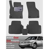 E-BİZ Volkswagen Golf 4 (1997-2004) Uyumlu Eva Paspas Tam Set–oto Paspas,araca Özel,su Geçirmez - Koyu Gri