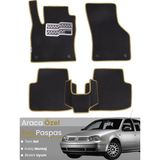 E-BİZ Volkswagen Golf 4 (1997-2004) Uyumlu Eva Paspas Tam Set–oto Paspas,araca Özel,su Geçirmez - Siyah - Bej