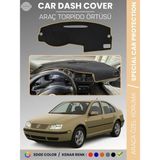 E-BİZ Volkswagen Jetta (1997-2003) Torpido Örtüsü Ön Panel Torpido Koruma Tam Uyum Çatlamayı Önler - Siyah - Bej