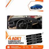 E-BİZ Volkswagen Jetta (2010-2018) Uyumlu Torpido Koruma Koruyucu Kılıfı Halısı Örtü Göğüs - Siyah - VW013