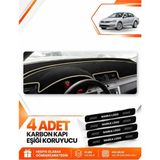 E-BİZ Volkswagen Passat B7 (2010-2015) Uyumlu Ön Örtüsü Torpido Koruma Kılıfı Halısı - Siyah-Bej - VW016 - Siyah - Bej