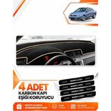 E-BİZ Volkswagen Passat cc (2008-2012) Uyumlu Ön Örtüsü Torpido Koruma Kılıfı Halısı - Siyah-Bej - VW016 - Siyah - Bej