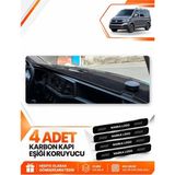 E-BİZ Volkswagen Transporter T7 (2021-2024) Uyumlu Torpido Koruma Kılıfı Halısı Örtü - Siyah - VW029