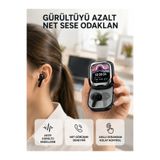 E BULURUM Aktif Gürültü Engelleme Özellikli Kablosuz Kulaklık – Akıllı Ekranlı Şarj Kutusu GYM05331164
