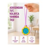 E BULURUM Çanta ve Pantolon İçin Askılı Charm Saat Kemer Aksesuarı Pembe GYM83294795