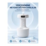 E BULURUM Dekoratif Hava Nemlendirici 800 ml Sessiz Aroma Difüzör Anti Yerçeki Su Efektli GYM74221891