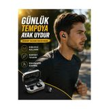 E BULURUM LED Ekranlı Kablosuz Kulaklık – Gürültü Önleyici Mikrofon ve Dokunmatik Özellikli GYM24266700