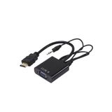 E BULURUM PM-32015 HDMI to VGA + Audio Ses Destekli Aktif Dönüştürücü Çevirici Adaptör GYM26374587