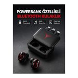 E BULURUM Powerbank Özellikli Bluetooth Kablosuz Kulaklık – Dokunmatik Kontrol, Uzun Pil Ömrü, Ergonomik Tasar GYM17116710