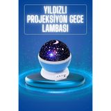 E BULURUM Yıldızlı Gece Lambası Mor Projeksiyon Görünümlü Masa Lambası Renk Değiştirebilen GYM61871489
