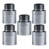 E.C.A 102134016 5 Adet 1x2 2.5 cm Krom Uzatma Musluk