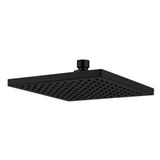 E.C.A 102145029C1 Tiera 20x20 cm Mat Siyah Kare Duş Başlığı