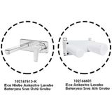 E.C.A 102167613-K+102166601 Niobe Krom Ankastre Gömme Lavabo Bataryası Set