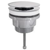 E.C.A 402129032 Sabit Kapaklı Pirinç Lavabo Sifonu Üst Takım
