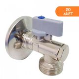 E.C.A 602111059 Filtreli 1/2 20 Adet Çamaşır Bulaşık Makinası Musluğu
