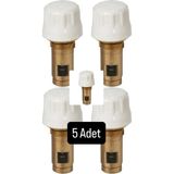 E.c.a 602120624 Termostatik Radyatör Petek Vanası Içi Ventil 41.3mm 5'li (Kompakt Tip Panel Radyatörler Için)