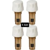E.C.A CNK Termostatik Radyatör Petek Vanası Ventili 41.3mm 4'LÜ (Kompakt Tip Panel Radyatörler İçin)