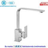 E.C.A. E.C.A Ar Melia Krom Mutfak Eviye Bataryası Yassı Borulu Tezgah Montajlı 102118148