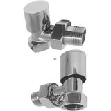 E.C.A Eca 1/2” Krom Volanlı Köşe Radyatör Vanası 2 Adet Walf 602120280 Yüksek Dayanıklılık