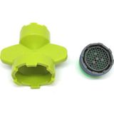 E.C.A Eca 18.5mm Luna Lavabo Batarya Gizli Perlatör ve Anahtarı Yeşil Renkli Özel Tasarım