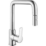 E.C.A. Eca - Luna Eviye Bataryası El Duşlu, Spiralsiz Outlet - 102118049- - Krom