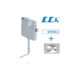 E.C.A Eca Serel Smooth Gömme Rezervuar Helataşı Için - Panel Dahil
